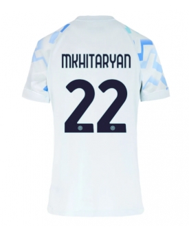 Billige Fotballdrakt Inter Milan Henrikh Mkhitaryan #22 Replika Bortedrakt Dame 2025-26 Kortermet Billige Fotballdrakt Inter Milan Henrikh Mkhitaryan #22 Replika Bortedrakt Dame 2025-26 Kortermet